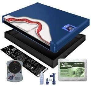 95% Waveless Hardside (wood frame) Mattress Better Bundle - King includes Liner, Mattress Pad, Heater & Fill & Drain Kit