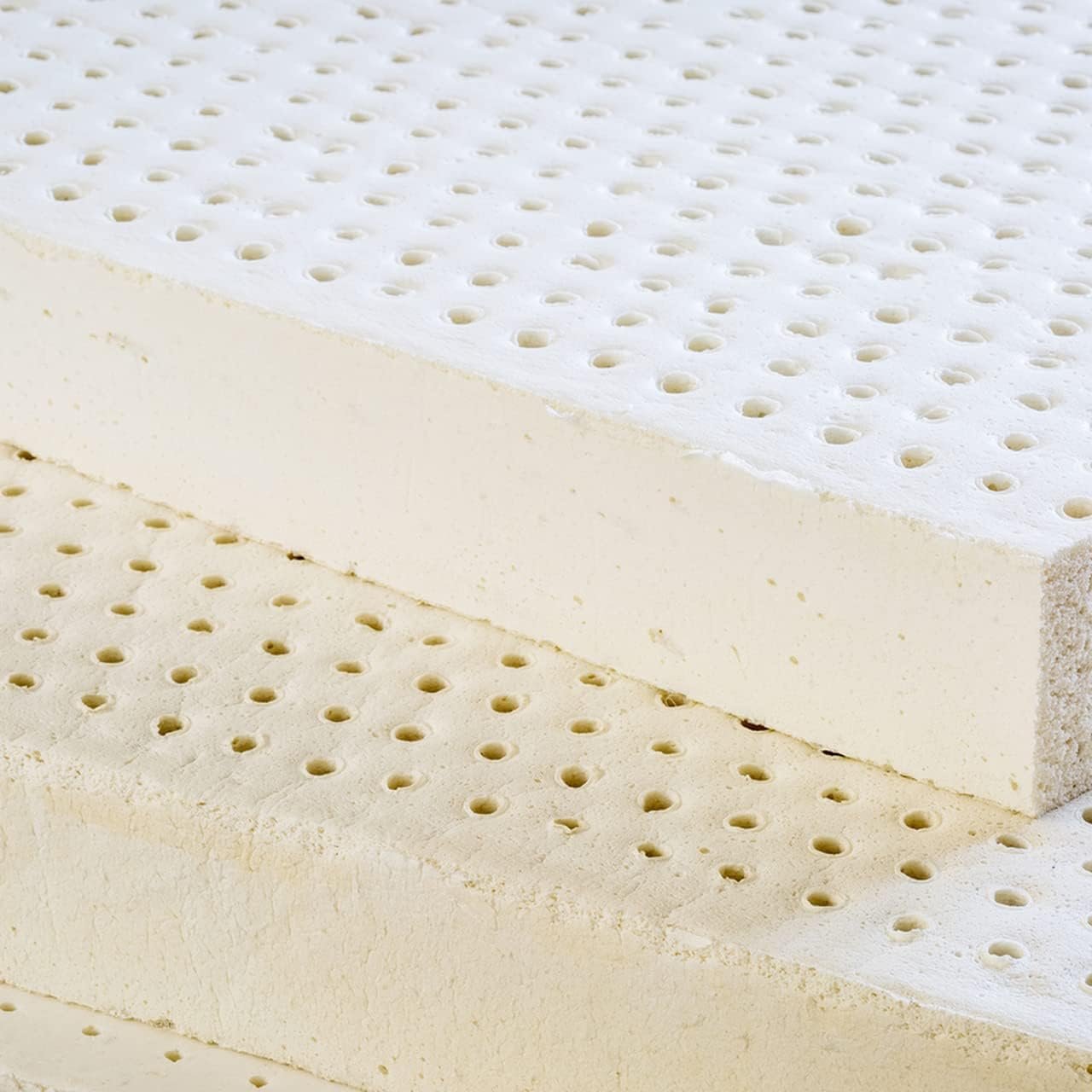 100% Natural Latex Mattress Topper - Medium - 3" Thick, Queen Mattress Topper