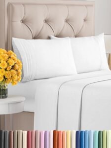 CGK Unlimited Cal King Size 4 Piece Sheet Set Review | Luxury Comfort & Style
