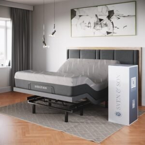Sven & Son Classic Adjustable Bed Base with Hybrid Spring Mattress – Ultimate Comfort