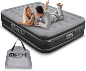 EZ INFLATE Double High Luxury Air Mattress with Built-in Pump – Comprehensive Review