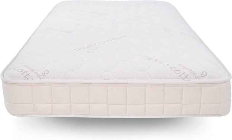Naturepedic 2-in-1 Organic Kids Mattress - Twin Mattress with Quilted Top and Waterproof Layer - Firm Mattress for Kids - Universal Comfort Mattress for Trundle Bed and Bunk Bed