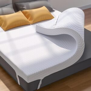 PERLECARE 3 Inch Gel Memory Foam Mattress Topper – Enhance Your Sleep Quality