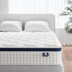 Crystli Full Size Bed in A Box Hybrid Mattress: Ultimate Sleep Comfort