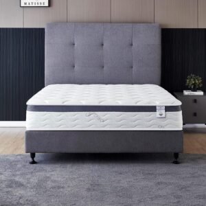 OLIVER & SMITH Twin Size 10-Inch Hybrid Mattress: Comfort & Support