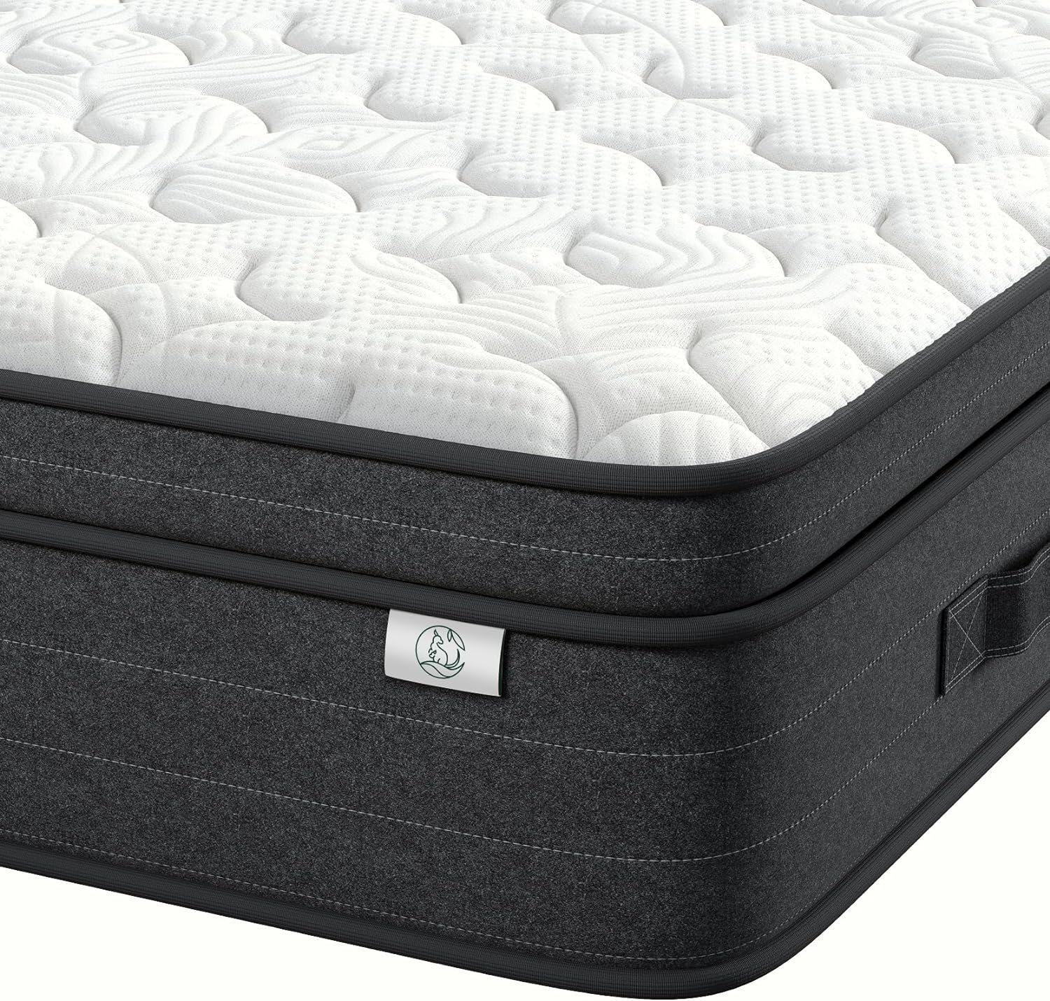 Queen Size Mattress, 10 Inch Hybrid Queen Mattress in a Box, 3 Layer Premium Foam with Pocket Springs for Motion Isolation and Pressure Relieving, Medium Firm Feel, 120-Night Trial