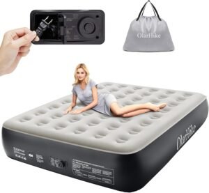 OlarHike Queen Air Mattress with Built-in Pump – Superior Comfort and Convenience