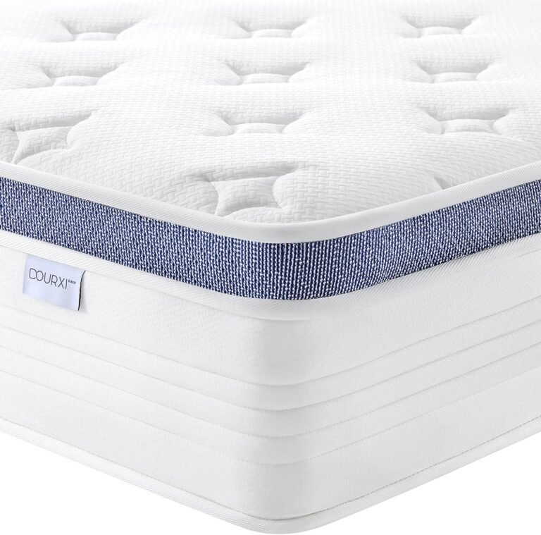 Queen Mattress, 12 Inch Hybrid Mattress in a Box with Gel Memory Foam, Individually Pocketed Springs for Support and Pressure Relief - Medium Plush
