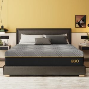 EGOHOME 12 Inch Queen Mattress: Premium Comfort & Support