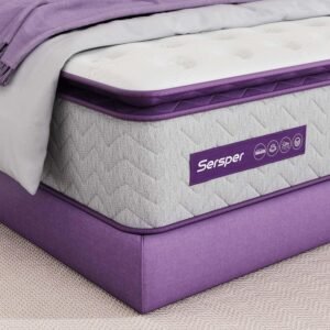 Sersper 10 Inch Memory Foam Hybrid Pillow Top Queen Mattress Review