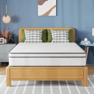 PayLessHere 10 Inch Innerspring Full Mattress Medium Firm Hybrid Mattress – Quality Sleep Guaranteed