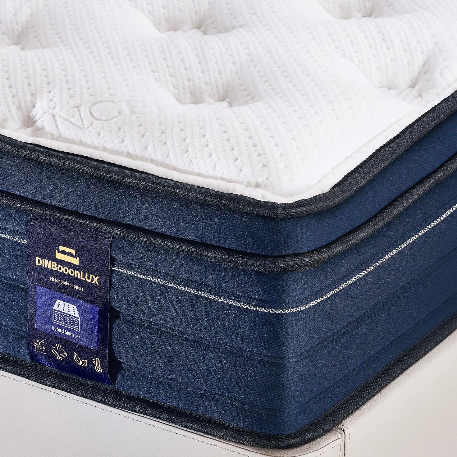 Queen Mattress,14 Inch Gel Memory Foam Hybrid Mattress in a Box,Motion Isolation Individually Pocket Innerspring ,Pressure Relief,Back Pain Relief,Breathable,Medium Firm,Non-Fiberglass Mattress