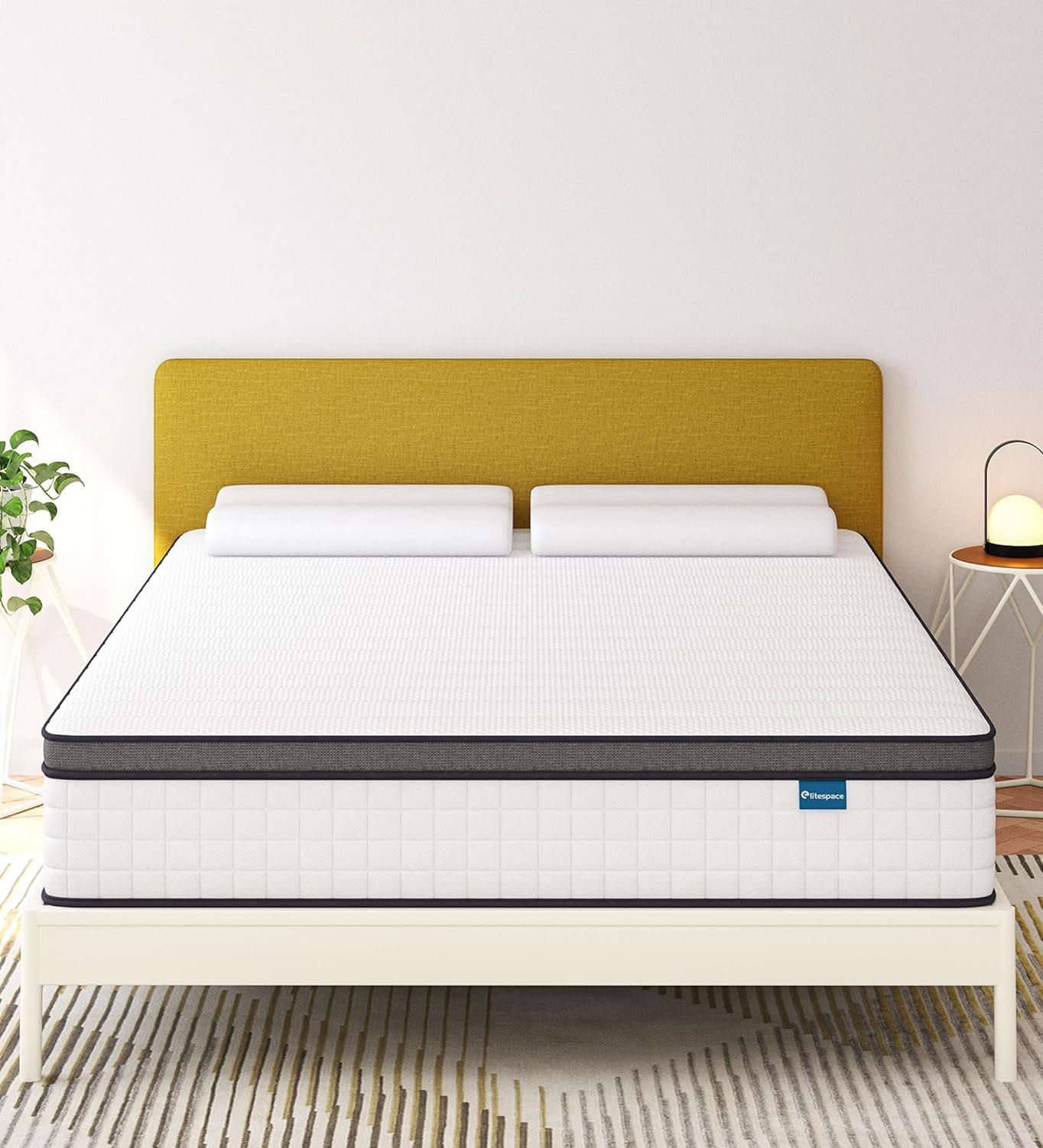 Full Size Mattress,12 Inch Full Mattress in a Box,Hybrid Memory Foam Spring Full Mattresses,Soft and Comfort Medium Firm Mattress,CertiPUR-US Certified.