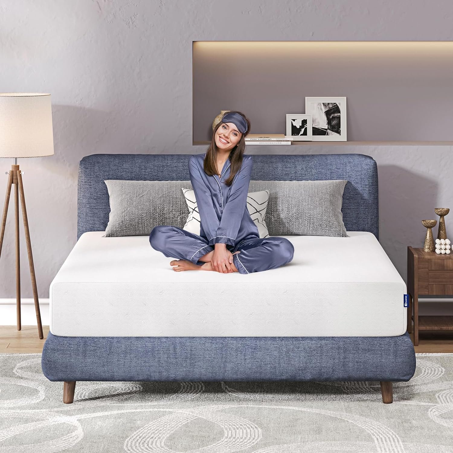 Avenco King Size Mattress, 12 Inch King Memory Foam Mattress in a Box for Comfort Sleep & Pain Relief, CertiPUR-US Certified King Mattresses Medium Firm