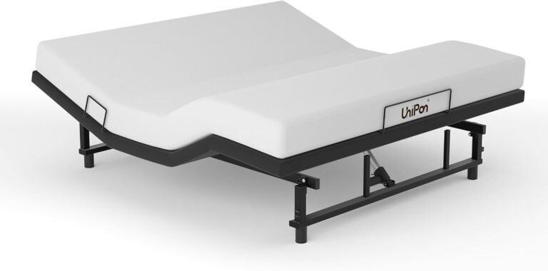 Adjustable Bed Frame Base King Size, Wireless Remote Control, Zero Gravity, Under Bed Lighting, USB Charging Station, Silent Motor, Mattress Retaining Bar, Anti-Sliping Suede Cover