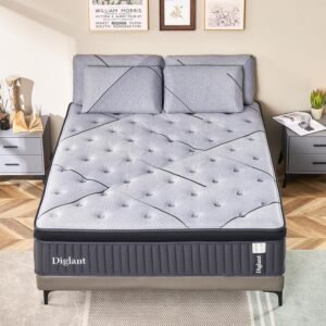 Explore the DIGLANT 14-Inch Queen Mattress Review