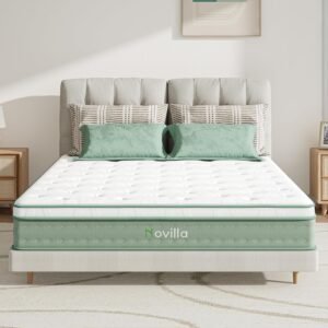 Novilla Queen Size 10 Inch Hybrid Mattress: Ergonomic Comfort & Support