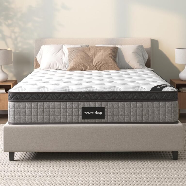 12” Diamond Innerspring Hybrid and Cooling Gel Memory Foam Mattress, Pressure Relief, and Motion Isolation, CertiPUR-US and Oeko TEX Certified, Assembled in USA - Full Mattress