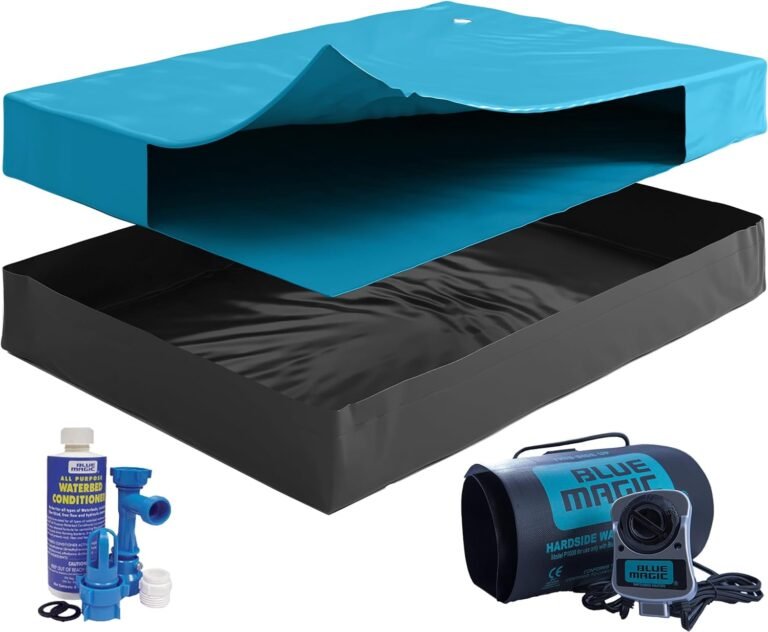 Free-Flow Hardside Waterbed Bundle Includes Waterbed Bladder, Stand-Up Liner, Solid State 300 Watt Heater, Fill and Drain Kit, Waterbed Conditioner, Frame NOT Included. (Queen)