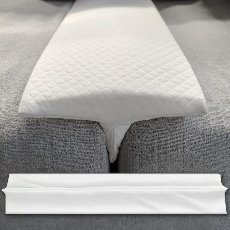 12"X76" Bed Bridge Twin to King Bed Converter Kit, Bed Gap Pad Combine Twin Beds to King Mattress Bed Bridge Connector for Adjustable Bed with Washable Cover(76in×12in)
