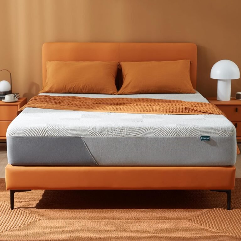 Twin Mattress 10 Inch, Upgrade Cooling Gel Memory Foam Foam Mattress in a Box, Sturdy Base Foam with Removable Cover, Medium Firm Fiberglass-Free, Grey