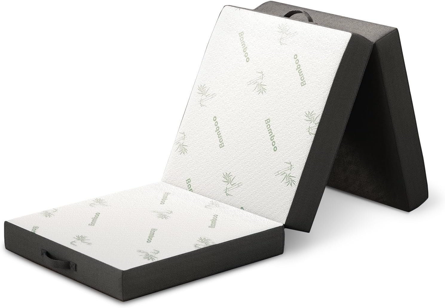 Cozzzi Trifold Foldable Mattress for Floor and Traveling with Removable Cover - Lightweight and Portable Foldable Mattress for Adults & Kids - Compact and Easy to Storage (75in x 25in x 4in)
