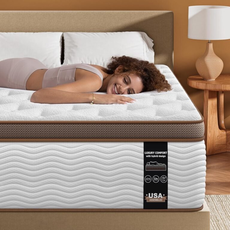 BedStory Firm Queen Mattress 14 Inch - Hybrid Mattress with Orthopedic Spinal Support for Back Pain - Advanced Pocket Spring and Motion Isolation Technology, CertiPUR-US Certified