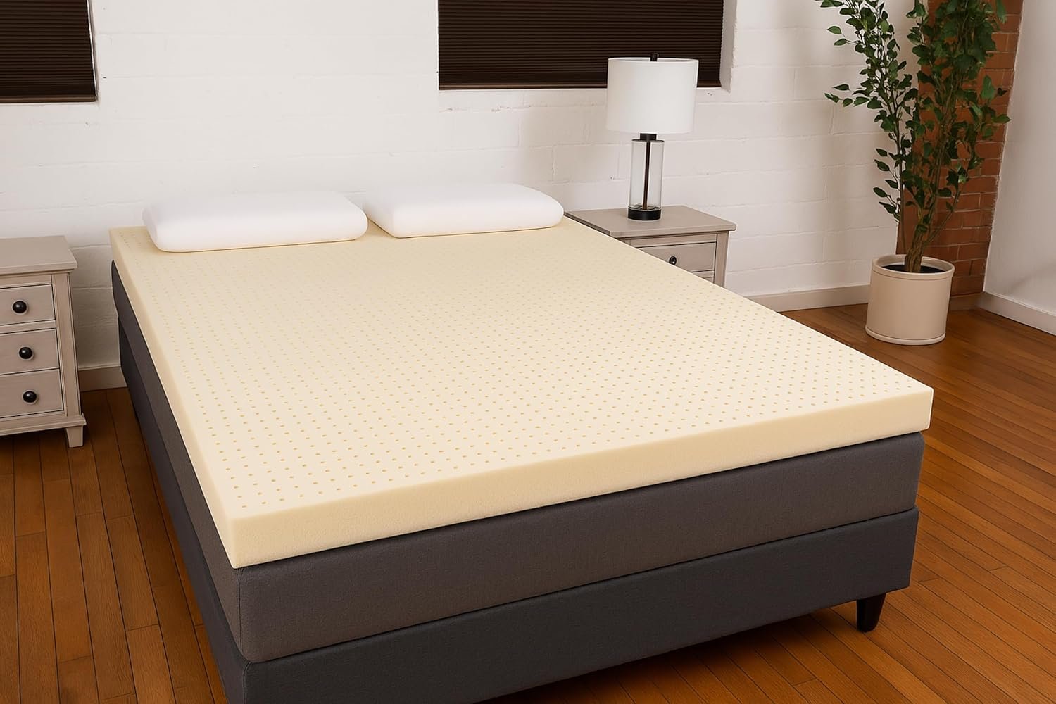 Talalay Latex Mattress Topper - Soft - 2" - Queen