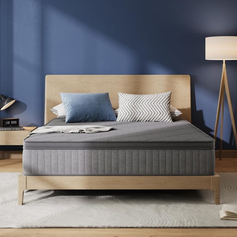 Avenco Full Size Mattress, 12 Inch Full Mattress in a Box, Medium Firm Hybrid Mattresses with Smarts™ Coil and Gel Memory Foam for Cool Night Sleep & Pressure Relief, CertiPUR-US Certified