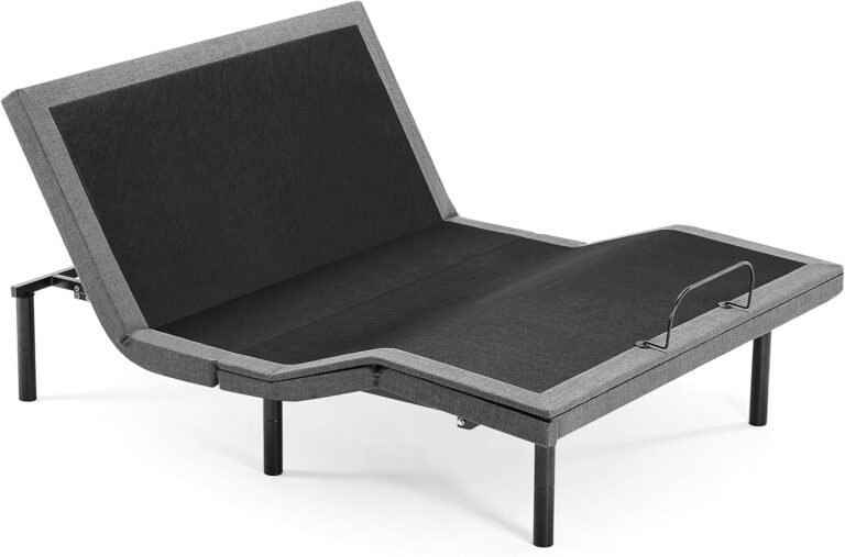 Full Size Adjustable Bed Frame - Zero Gravity, Anti-Snore, Head (0-60°)/Foot (0-40°) Incline, 750LBS Capacity for Foam/Latex Mattresses