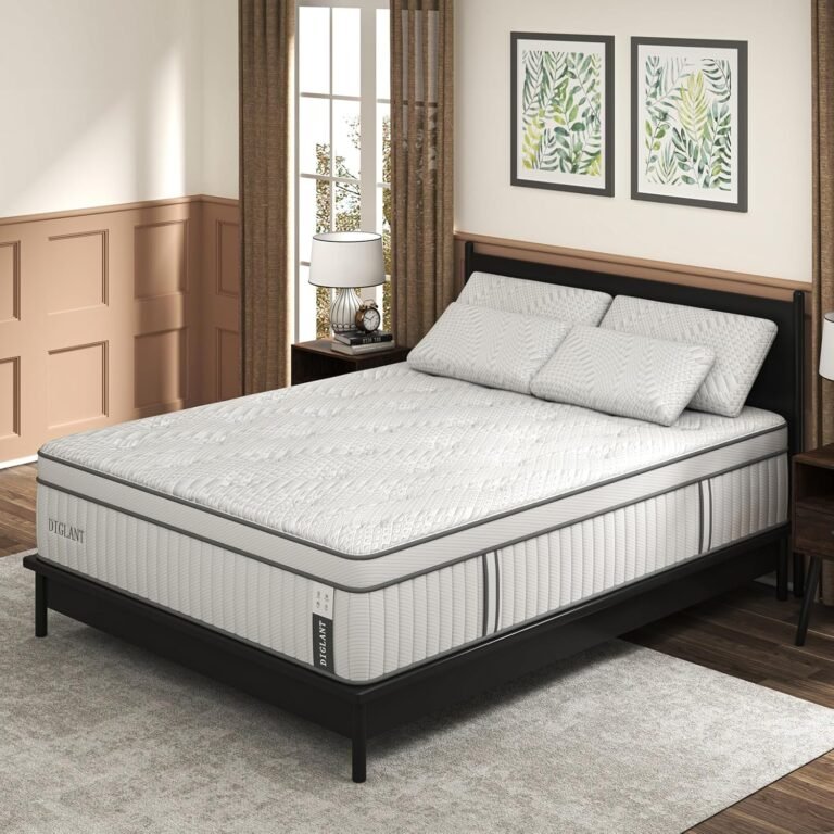 Twin XL Mattress, 14 Inch Euro Top Medium Feel Hybrid Mattress, Gel Memory Foam with Pocket Springs, Pressure Relief & Edge Support Twin XL Size Mattresses in a Box, CertiPUR-US, 39"*80"