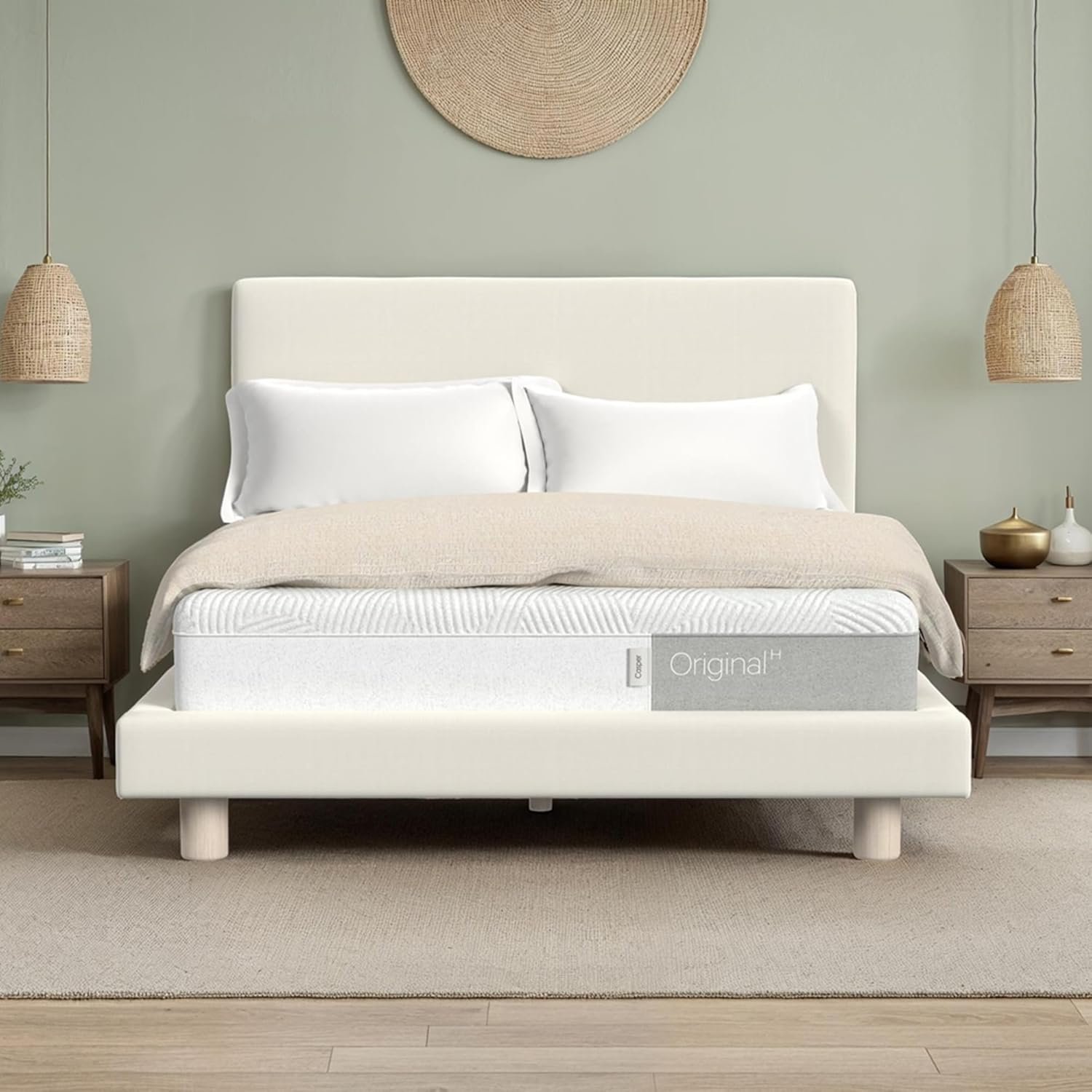 Casper Sleep Original Hybrid King Mattress – Medium Feel with Zoned Support – Motion Isolation – Breathable, Cooling Memory Foam – 100-Night Trial – CertiPUR-US