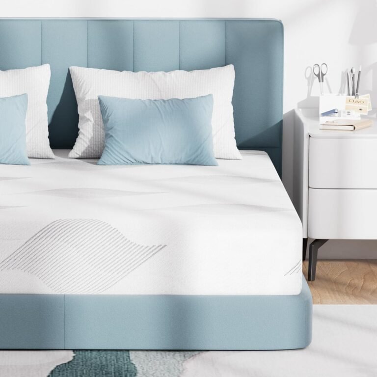 California King Mattress, 10 Inch Gel Memory Foam Cal King Mattress, Removable Washable Cover, Mattresses in a Box, Medium Firm Pressure Relief & Upgraded Support, Motion Isolation, CertiPUR-US