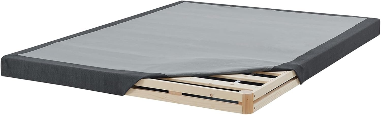 Hercules 4 Inch Low Profile Foundation Mattress Box Spring Replacement, King Review