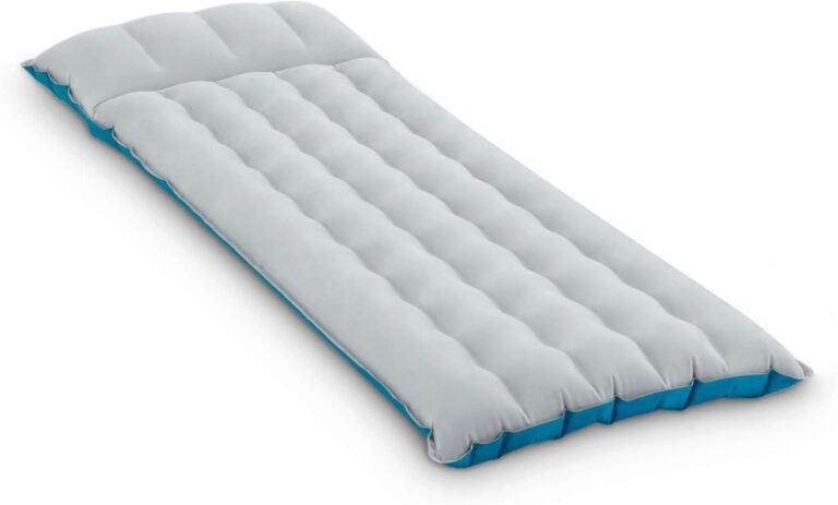 Intex 67997E Camping Sleeping Air Mattress 26.5″ x 72.5″: Durable Outdoor Use – 2-PLY Laminate – Velvety Surface – Unique Construction – 300lb Weight Capacity Review