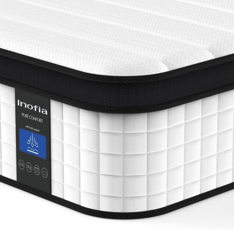 Inofia Twin Mattress, 12 Inch Hybrid Cool Bed Review