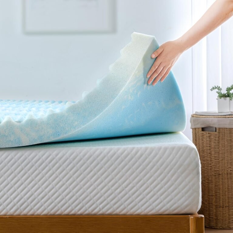 Zinus 4 Inch Swirl Gel Cooling Memory Foam Mattress Topper Review