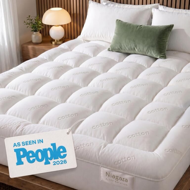 Niagara Sleep Solution Cloud-Like Queen Cotton Mattress Topper Review