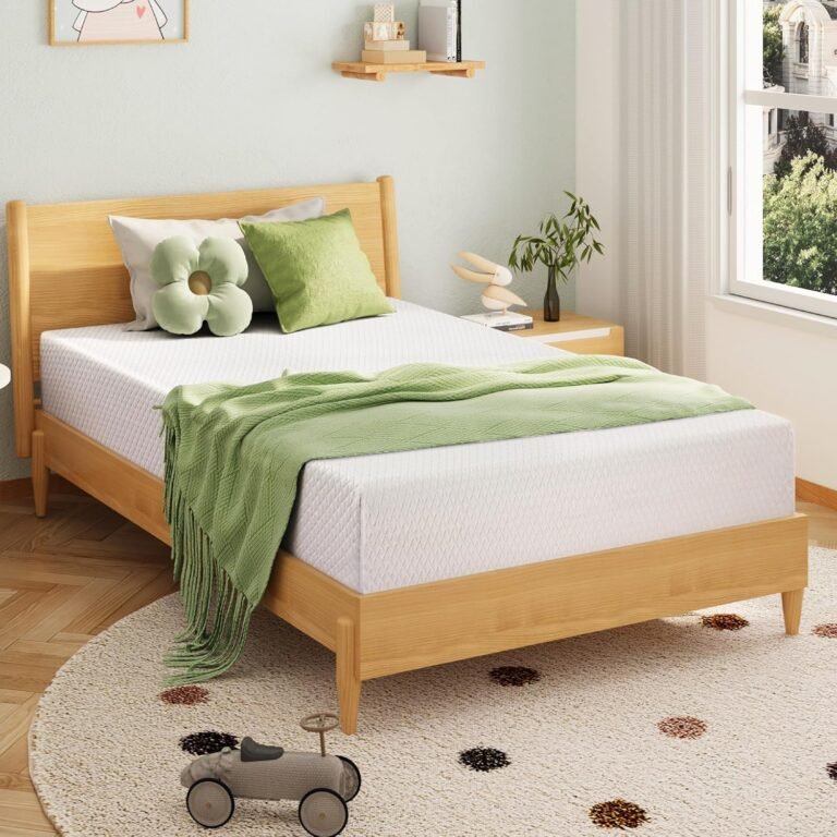 EGOHOME 6 Inch Twin Mattress for Kids, Memory Foam Mattress with Cooling Green Tea Gel Review