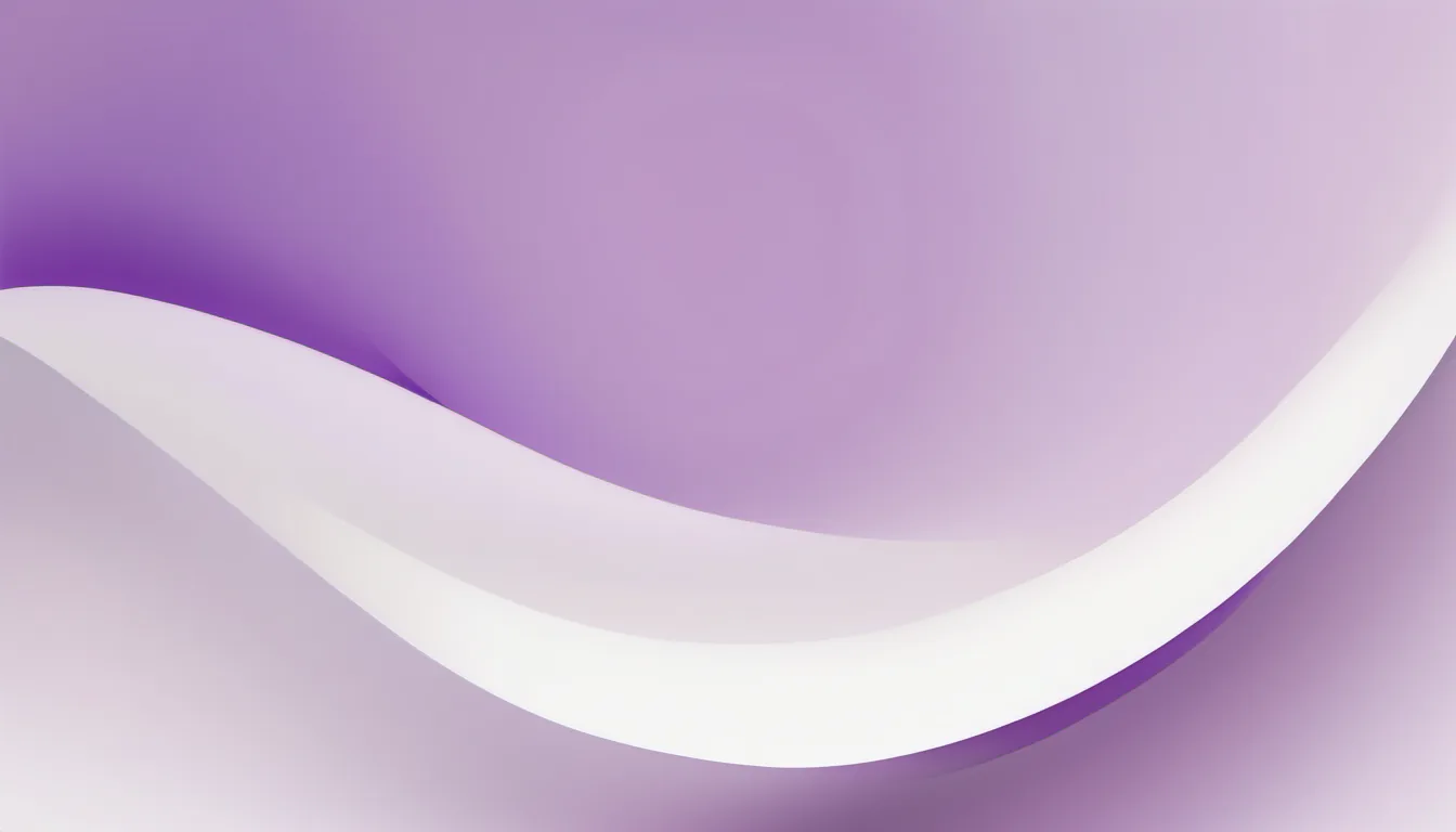 Abstract wave under arc illustration in violet and pale lilac on white — decorative header for Latex Mattresses Guide